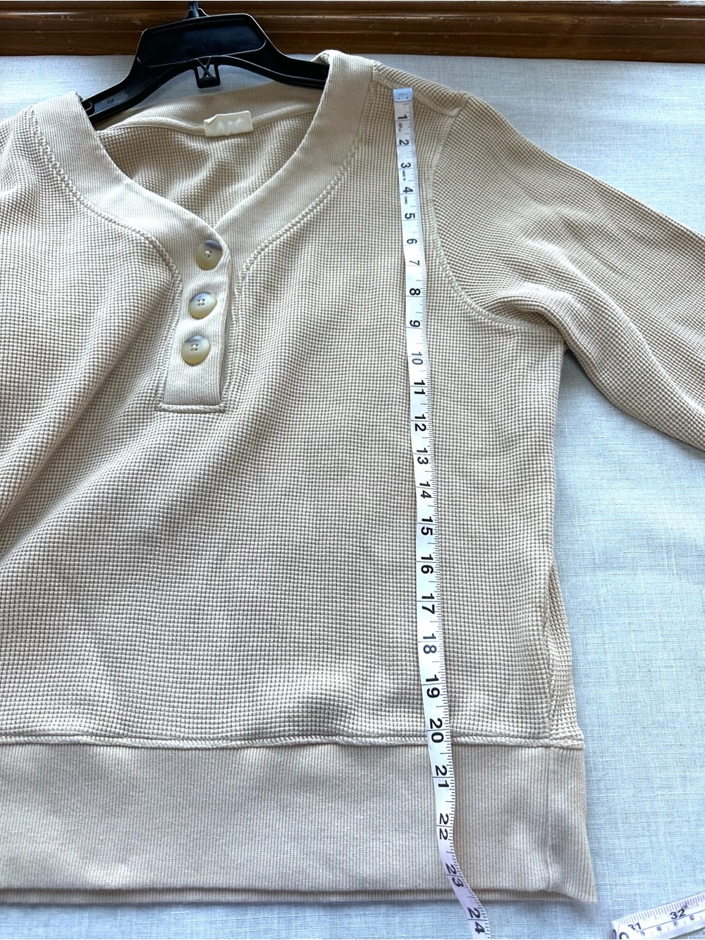 Pact Beige Waffle Knit Sweater - Picture 6 of 6